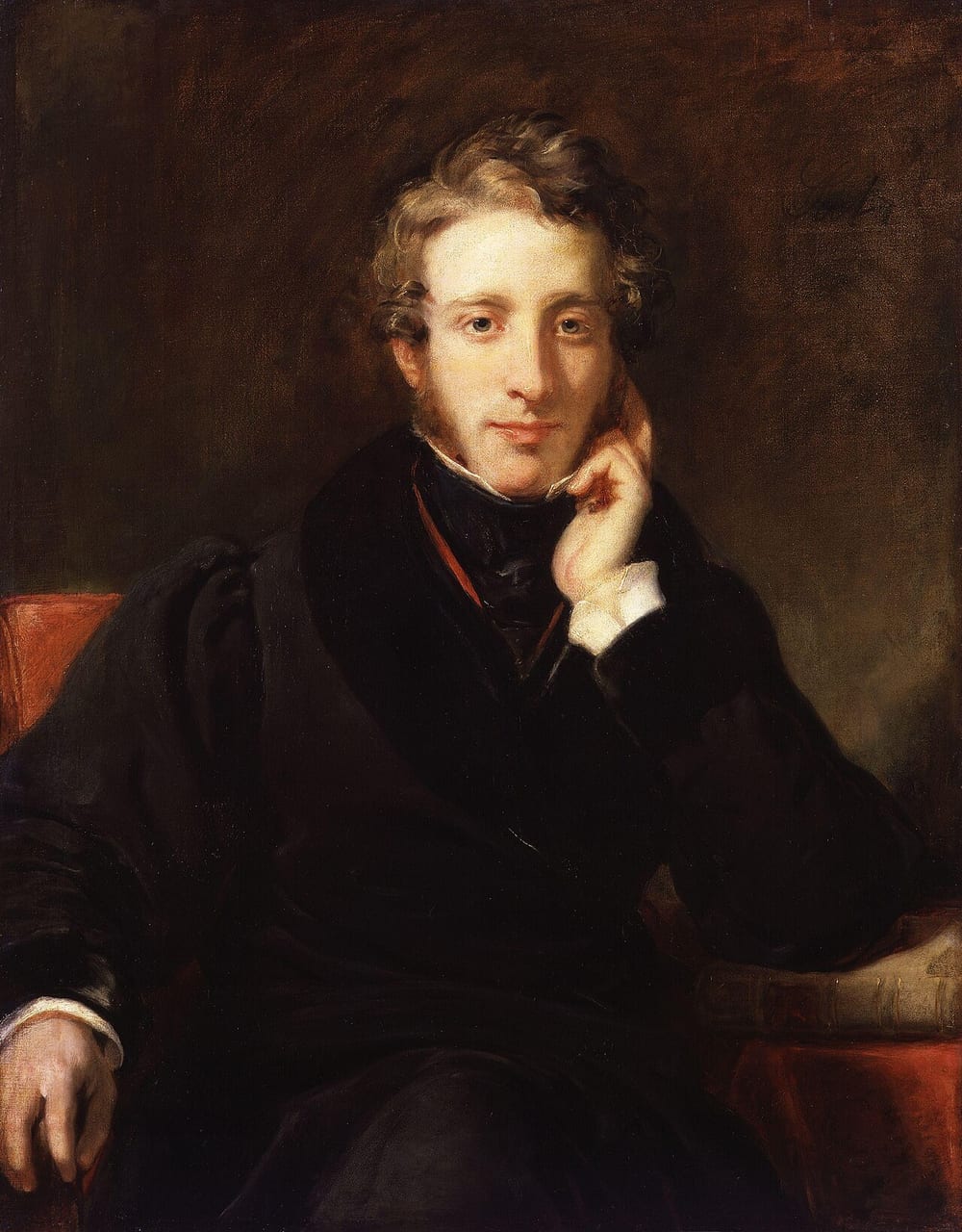 Edward Bulwer-Lytton, after the portrait by Henry William Pickersgill.
